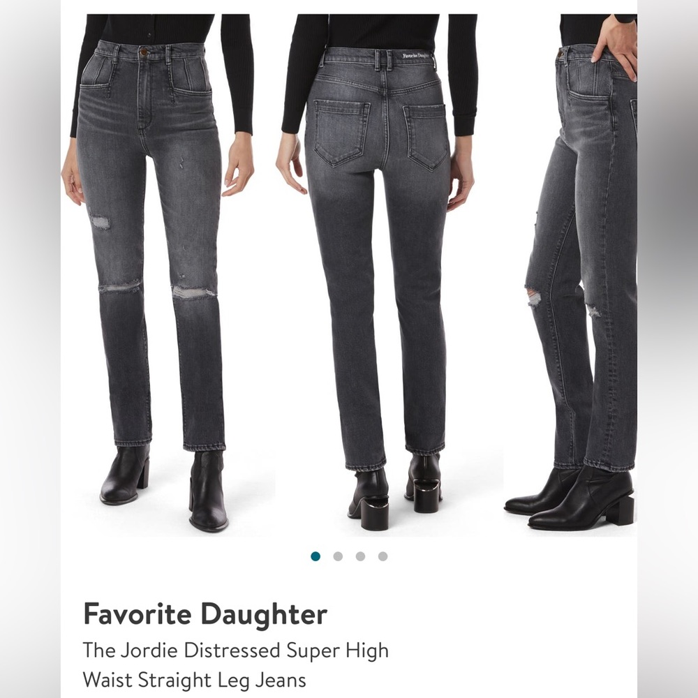 NWT Favorite Daughter Jordie Distressed Jean